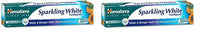 Himalaya Sparkling White 150g Toothpaste | For Whiter & Stronger Teeth | No Chemical Bleach | With Papaya & Pineapple Enzymes (Pack of 2)