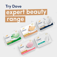 Dove Sandalwood Beauty Bar for Naturally Glowing Skin with 100% Natural Origin Sandalwood and Real Saffron Extracts 125g (Pack of 3)