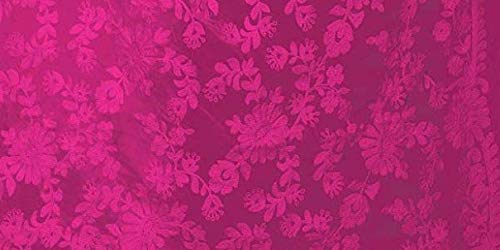 AKSHAR LLC Women's  Embroidered Chiffon Dupatta