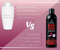 UrbanGabru Natural Onion shampoo for hair strengthening & hairfall control - Paraben & Sulphate free 200gm