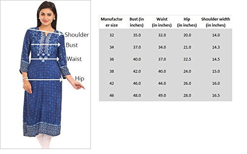 BIBA Womens Mandarin Collar Stripe Kurta