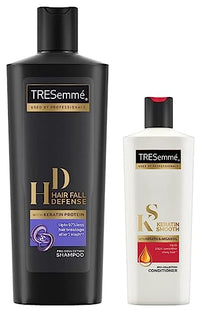 TRESemme Keratin Smooth Conditioner, 190ml And TRESemme Hair Fall Defense Shampoo, 340ml