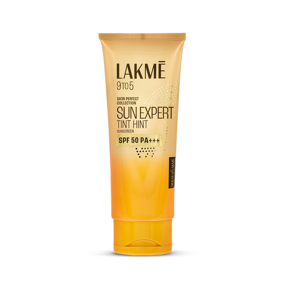 Lakmé Sun Expert Tinted Sunscreen 50 SPF PA+++, Natural Tone, With Cucumber, Lightweight, Ultra Matte Finish, Blocks Upto 97% Harmful Sunrays, 100 ml