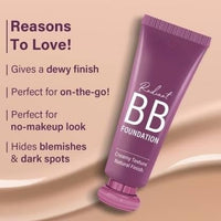 Juprev Radiant BB Foundation, Creamy Texture, Natural Finish, Non-greasy & Lightweight, Creamy Texture | Lightweight Formula, Waterproof and Long Wear Liquid Foundation for Face Makeup (60 gm)