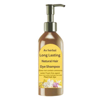 AV Herbal International Hair Dye Shampoo | Natural Black Hair Color | 3-in-1 Color, Cleanse & Nourish | 300ml (1)