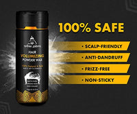 Urbangabru Hair Volumizing Powder Wax for Men - (10 Gram * 10 Units) | Matte Finish | 24 hrs Strong Hold | 100% Natural & Safe Hair Styling Powder | Paraben & Sulphate Free