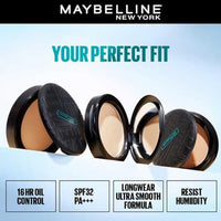 Maybelline New York Fit Me Shade 220 Natural Beige, Matte Compact Powder For Oily Skin, 8G - Powder That Protects Skin From Sun, Absorbs Oil, Sweat And Helps You To Stay Fresh For Upto 12Hrs.