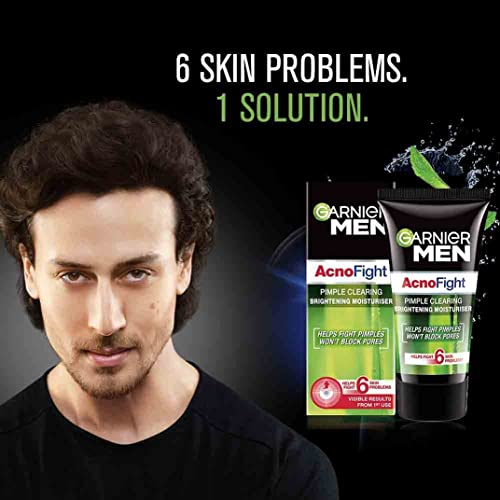 Garnier Men Acno Fight Pimple Clearing Brightening Cream Moisturizer, 45G