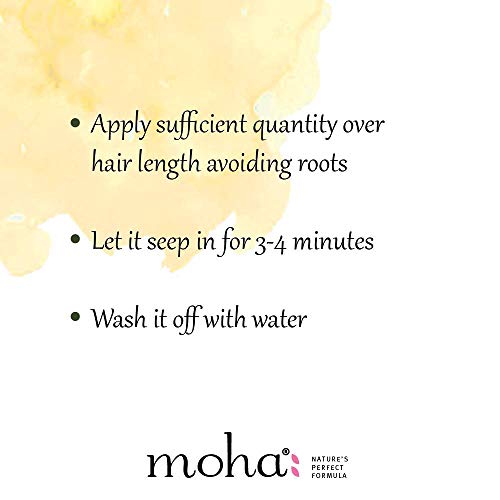 moha: Herbal Hair Shampoo & Conditioner | Mild Shampoo & Conditioner For Daily Use For All Hair Types | Hair Cleanser With Benefits Of Amla, Aloe, Brahmi & Bhringaraj - 100ml Each