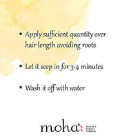 moha: Herbal Hair Shampoo & Conditioner | Mild Shampoo & Conditioner For Daily Use For All Hair Types | Hair Cleanser With Benefits Of Amla, Aloe, Brahmi & Bhringaraj - 100ml Each