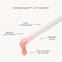 HYUE HydraPlump™ Lip Plumper | 4 ml | Long-term Plumping Effect & Hydration | Non-sticky Formula with Cooling Ice Cube sensation | Jojoba Oil, Vit E & Pomegranate Extract | Flat-tip Applicator (Skinny Dip, 4)