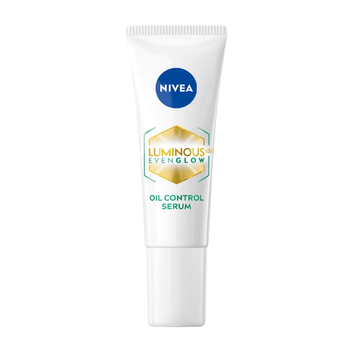 NIVEA Luminous Even Glow Oil Control Face Serum with Thiamidol (60X more effective than Vitamin C), Salicylic Acid, Hyaluronic Acid, Green Tree extracts for Dark Spots Reduction & Hydration| 10ml
