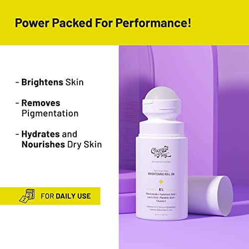 Bare Anatomy Ultra Smoothing Hair Mask For Dry & Frizzy Hair For Women & Men | 250ml and Chemist at Play Brightening Roll On 40ml