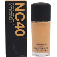 MACC Studio Fix Professional Waterproof oil-free Longlasting Liquid 24-hour colour-true foundation Matte Finish For Women, Girls 30ML - Shine-Free Liquid Foundation (NC-40)