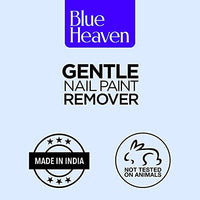 Blue Heaven Gentle Nail Paint Remover, Infused with Vitamin E and Nail Conditioner, Acetone Free, Gentle Nail Polish Remover, 125ml