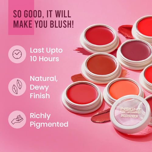 Insight Cosmetics Crème Blusher, Face Makeup, Caramel Eclair, 3.5 gm(B-02=06)