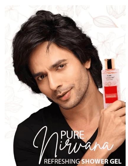 Pure Aatman Refreshing, soft & gentle shower gel for nourishment Deep Cleansing Body Wash for Daily Bathing Use (200ml)