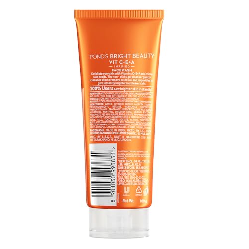 POND'S Bright Beauty Vit C+E+A Gel Face Wash 100ml