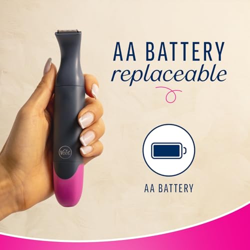 Veet Expert All-in-One Women's Trimmer | Full Body, Bikini, Face & Eyebrow Grooming Trimmer Electric Shaver,Gray