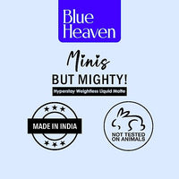 Blue Heaven Minis But Mighty Hyperstay Weightless Liquid Matte Lipstick Majestic Diva