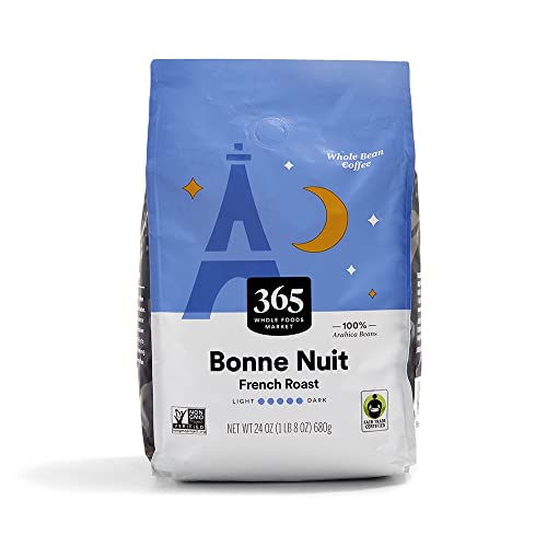 365 Coffee Bonne Nuit Whole Bean, 24 Ounce