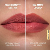Lakmé 9to5 Liquid Lipstick, Hya Matte, with Hyaluronic Acid for hydrated lips, Boss Lady Brick 3.6gm