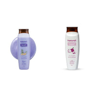 Naturali Anti Hairfall Shampoo + Hairfall Arrest Conditioner | 3x Lesser Hair Breakage | Promotes Hair Growth | Controls Frizz | Onion Shampoo | Sulphate & Paraben Free | 200ml+180ml