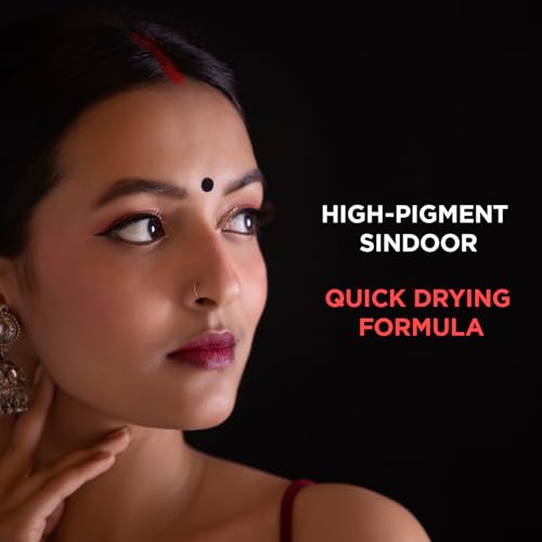 Orgatre Sindoor Liquid Red & Maroon For Women Combo Pack | Long-Lasting, Smudge-Proof & Skin-Friendly | Ideal for Regular Wear, Weddings, Festivals & Traditional Ceremonies | Each 4.5ml