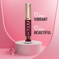 Seven Seas Pure Liquid Lipstick, Matte Finish, Purple (Nightshadz, 7ml)