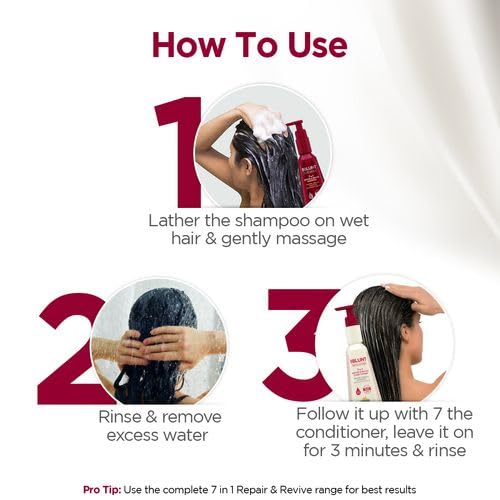 BBlunt 7 in 1 Repair & Revive Duo | Shampoo 300ml and Conditioner 250gm Combo