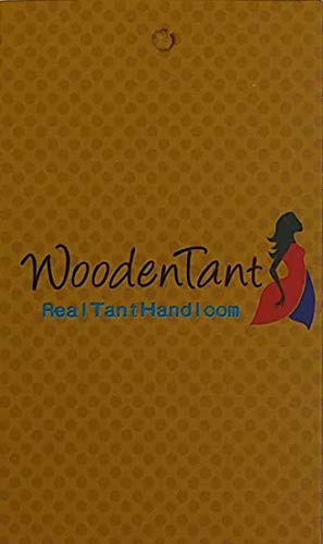 WoodenTant women’s handloom cotton saree in Green with multicolor designer Leaf in pallu