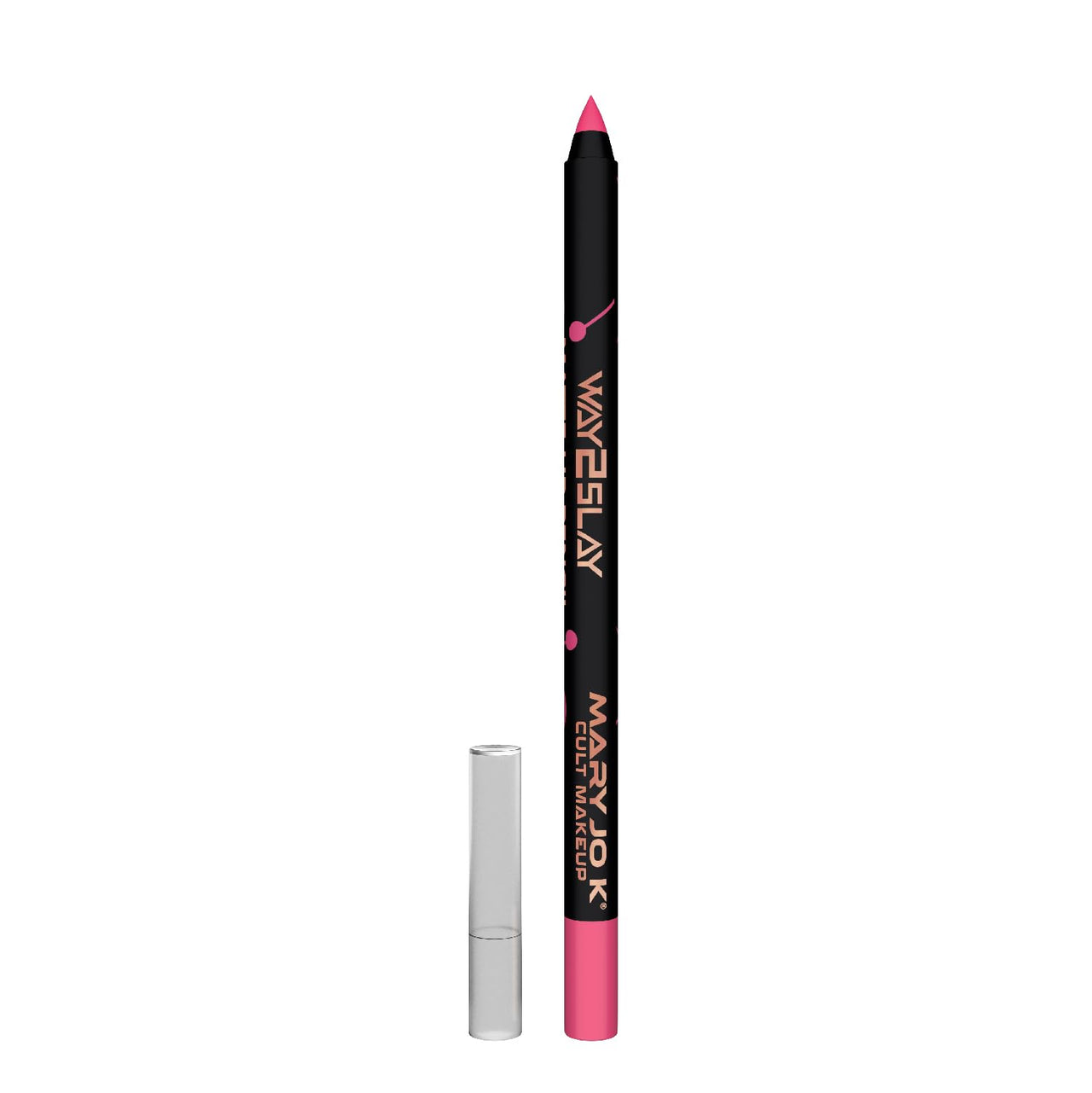 MARY JO K Matte Lip Pencil - Hot Pink - HD Finish, Bold Pigment, Long-Lasting Wear - [Quantity]