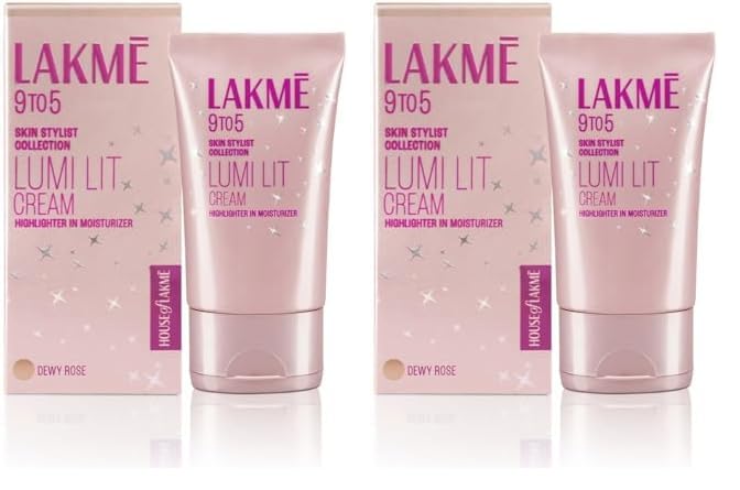 LAKMÉ Lumi Skin Cream Dew Rose 60G (Pack of 2)