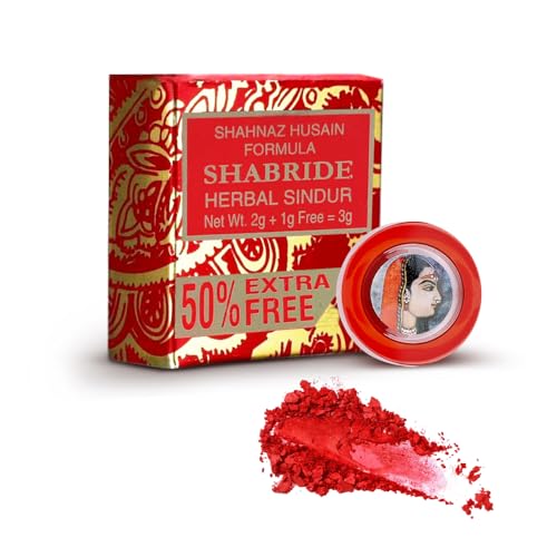 Shahnaz Husain Shabride | Herbal Sindoor Powder | Red | 3G, 2 Grams
