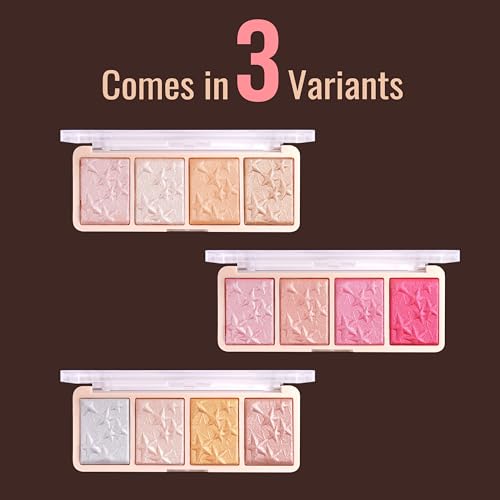 Shryoan Break Way Baked Powder Palette| Multicolor Highlighter Palette for Makeup, Highly Pigmented, Easy-To-Blend, Vegan & Cruelty-Free Makeup Palette (16g) (Shade 02)