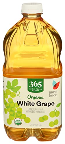 365 Featuring Wild Kratts, Organic 100% Juice from Concentrate, White Grape, 64 Fl Oz