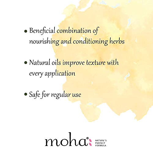 moha: Herbal Hair Shampoo & Conditioner | Mild Shampoo & Conditioner For Daily Use For All Hair Types | Hair Cleanser With Benefits Of Amla, Aloe, Brahmi & Bhringaraj - 100ml Each