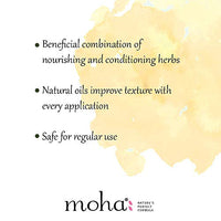 moha: Herbal Hair Shampoo & Conditioner | Mild Shampoo & Conditioner For Daily Use For All Hair Types | Hair Cleanser With Benefits Of Amla, Aloe, Brahmi & Bhringaraj - 100ml Each