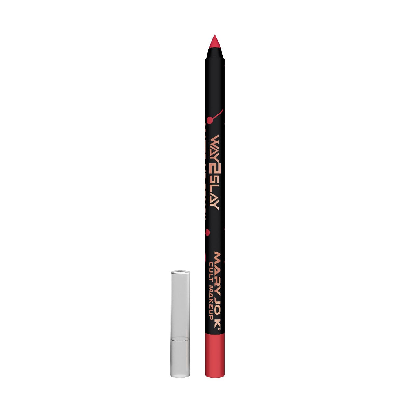 MARY JO K Matte Lip Pencil, Perfect Red, One-Stroke High Definition Colour, Smudge-Proof Formula