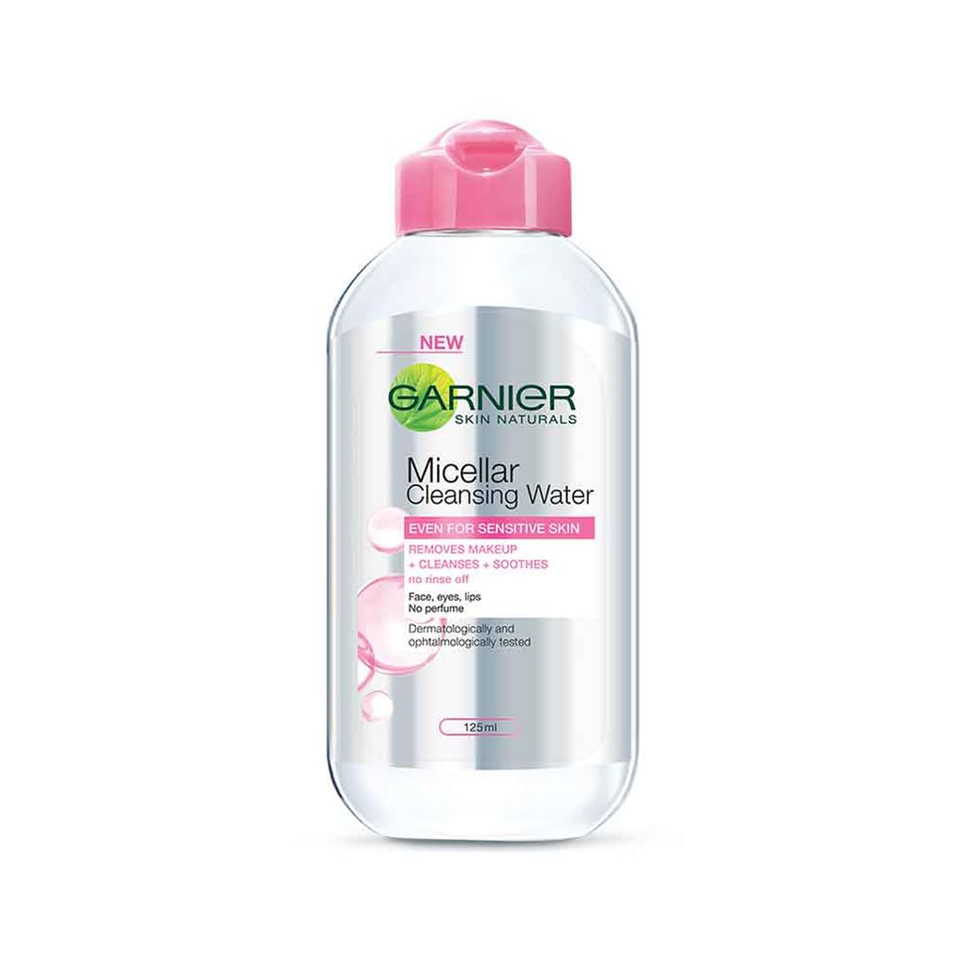 Maybelline Volum Express Colossal Washable, Black (10.7ml) and Garnier Skin Naturals Micellar Cleansing Water, 125ml
