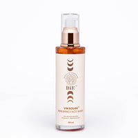 BiE Vin Rouge Renewing Face Wash with Non Alcoholic Red Wine, Resveratrol, Vitamin E & Wild Cherry Bark | Cleanser For Hydration, Glow & Anti-Aging | Mild & Foaming Face Wash | All Skin Types | 100ml