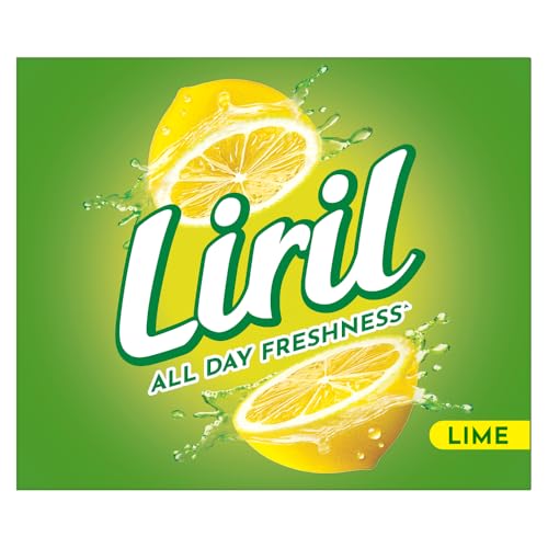 Liril Lime and Tea Tree Oil Soap, Refreshing Bathing Soap With Fragrance & Freshness of Lemon, Paraben & Sulphate Free Cleanser, 125 g (Buy 3 Get 1)