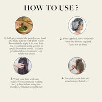 Sadhev Natural Hair Colour - Brown - 100 Gm