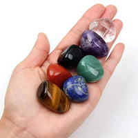Yunoun Chakra Stones Healing Crystals，Crystal Therapy, Meditation, Reiki - 7 Chakra Set 7 pcs