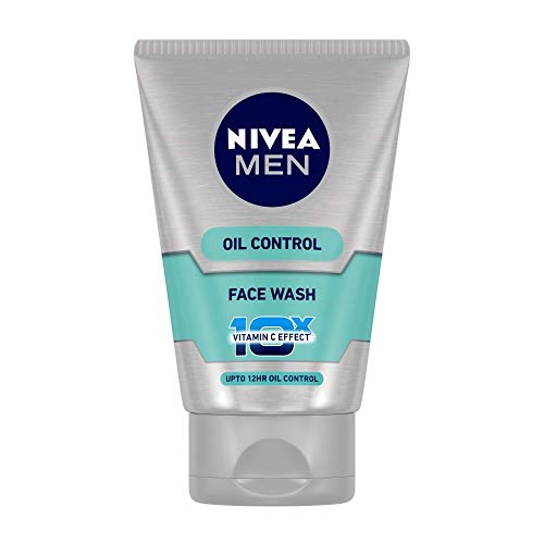 Nivea Men Creme, Dark Spot Reduction Cream, 75ml & Men Face Wash, Oil Control, 10x Vitamin C, 100g