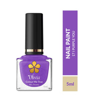 Olivia Nail Paint for Glossy Finish - 5ml (17 I Purple You)