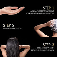 Nexxus Promend Moisture Collagenizing Shampoo For Dry Hair 250 ml | 2.3 X Smoother | 57% Less Frizz | Luxury White Rose Fragrance Profile