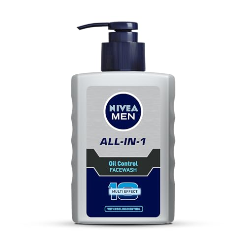 Nivea Men Face Wash, Oil Control For 12Hr Oil Control With 10X Vitamin C Effect, 150 ml