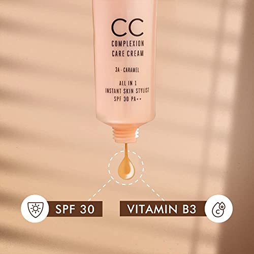 LAKMÉ 9 To 5 CC Cream, 01 - Beige, Light Face Makeup With Natural Coverage, SPF 30 - Tinted Moisturizer To Brighten Skin, Conceal Dark Spots, 30g (Pack of 2)