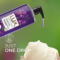 Lux Body Wash Fragrant Skin Black Orchid Scent & Juniper Oil Supersaver Xl Pump Bottle With Long Lasting Fragrance, Glycerine, Paraben Free, Extra Foam, 750 Ml